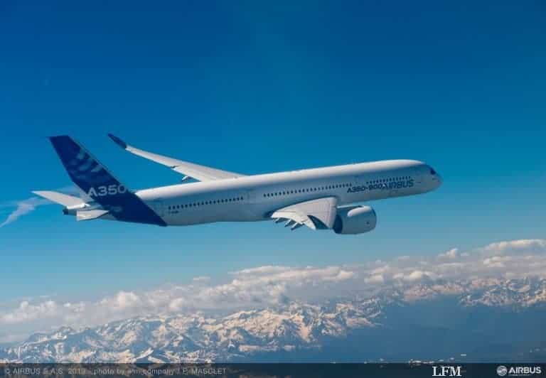 A350 XWB nach erfolgreichem Erstflug gelandet