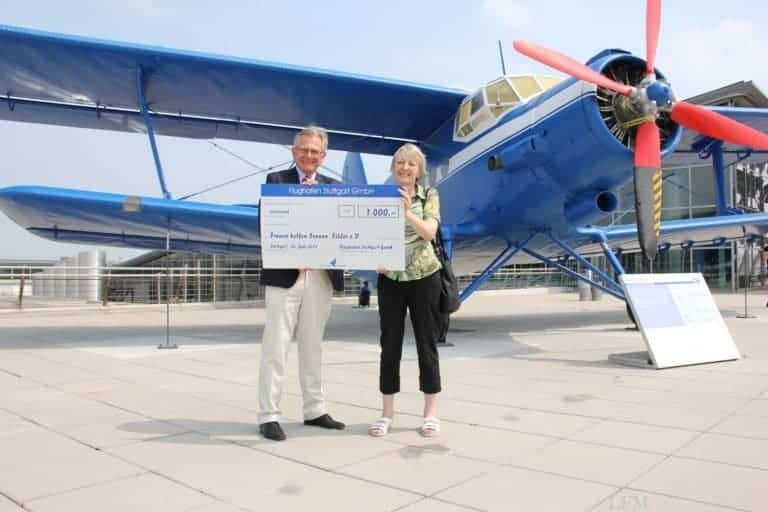 Flughafen Stuttgart hilft „Frauen helfen Frauen Filder e.V.“