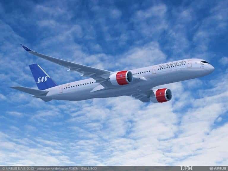 A330 und A350 XWB für Skandinaviens SAS