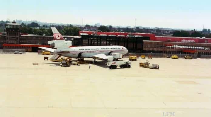 A330 der Turkish Airlines zum 40. Jubiläum in Nürnberg