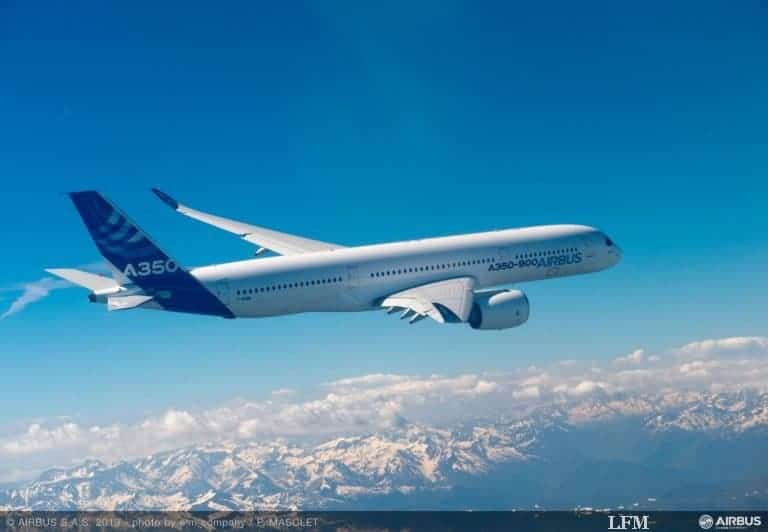 Airbus A350 XWB erreicht 92 Stunden auf Testflügen