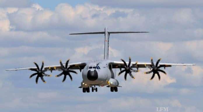 A400M beim Meilenstein Initial Operating Clearance (IOC)