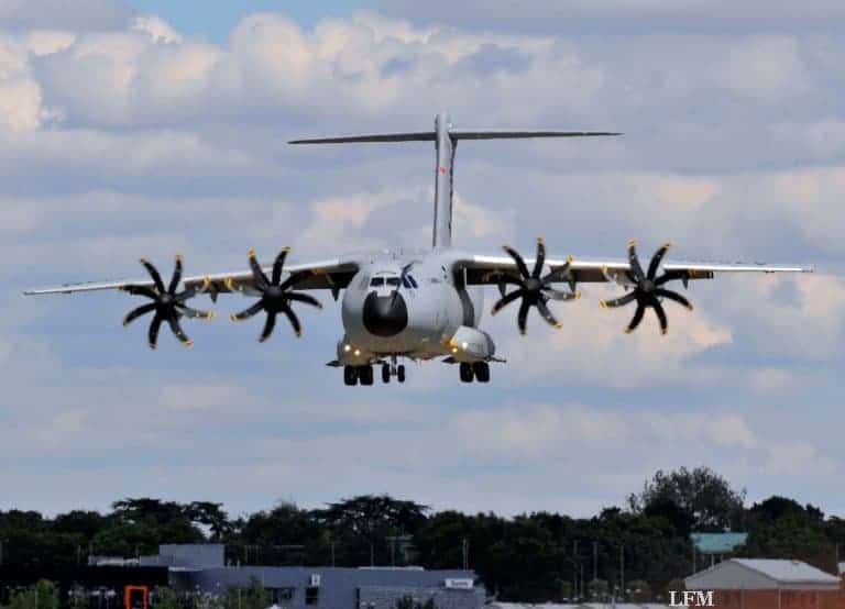 A400M beim Meilenstein Initial Operating Clearance (IOC)