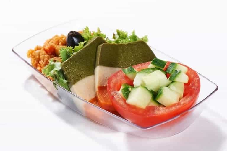 Condor mit Bord-Menü für Veganer