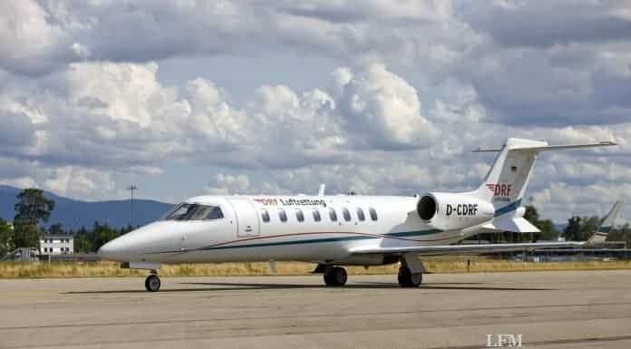 Learjet 45 für DRF Luftrettung in Dienst