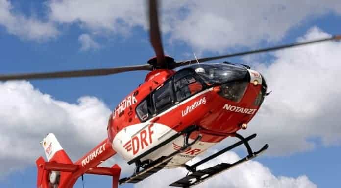 Rettungshubschrauber der DRF Nürnberg mit 26.000. Einsatz