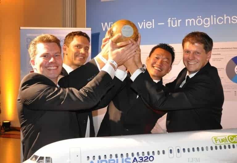 Brennstoffzellen-Projekt bei Airbus bekommt greentec award