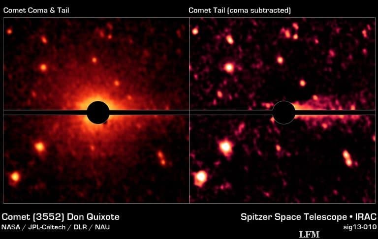 Zufall enttarnt Don Quixote als Kometen