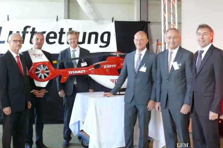 DRF-Rettungshubschrauber seit 20 Jahren in Freiburg