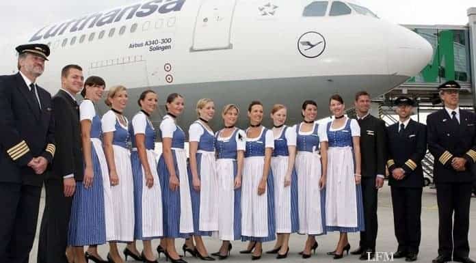 Lufthansa flegt im Oktoberfest-Look nach New York, Tokio und Chicago