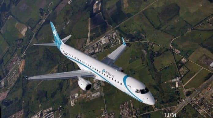 Neue Embraer 195 der Lufthansa im Liniendienst