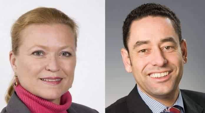 Markus Kopp und Bettina Ganghofer leiten Flughafen Dresden