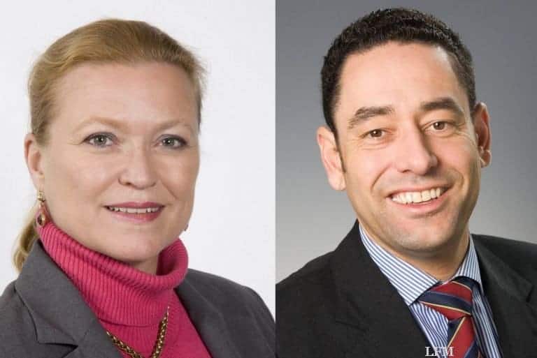 Markus Kopp und Bettina Ganghofer leiten Flughafen Dresden