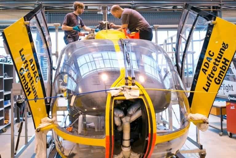 Wartungsbetrieb Luftfahrt Technik des ADAC wird 50 Jahre