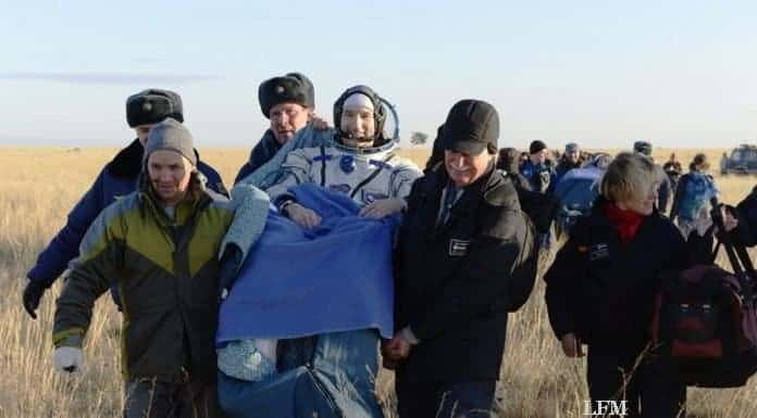 ESA-Astronaut Parmitano auf der Erde gelandet