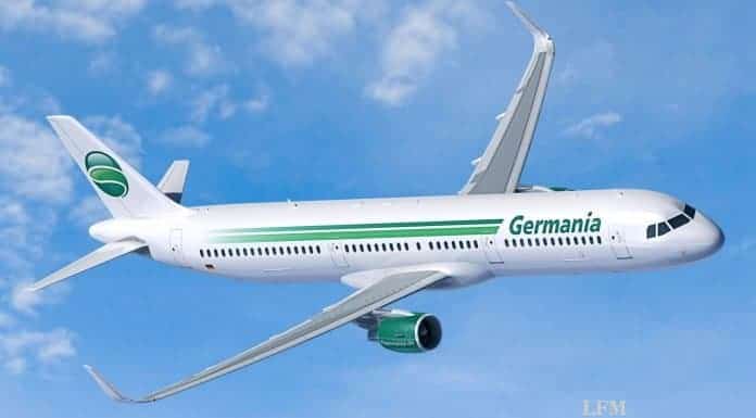 Germania erhält ersten Airbus A321 mit Sharklets