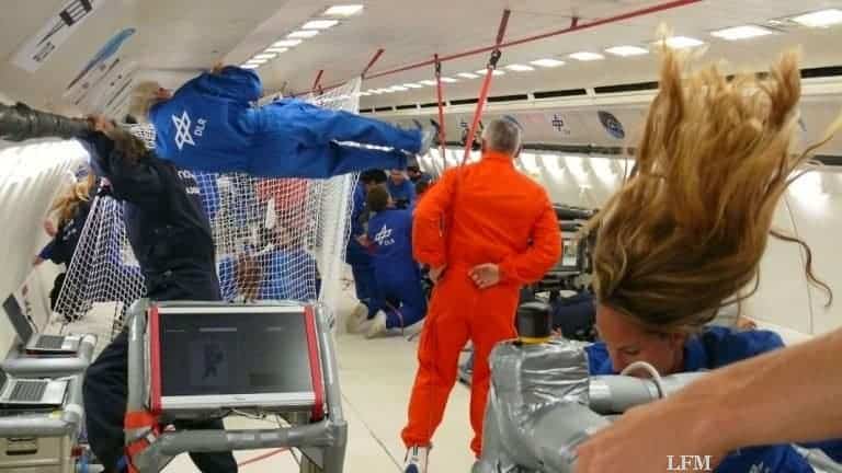 Auf der ILA 2012: Der im A300-ZERO G des DLR