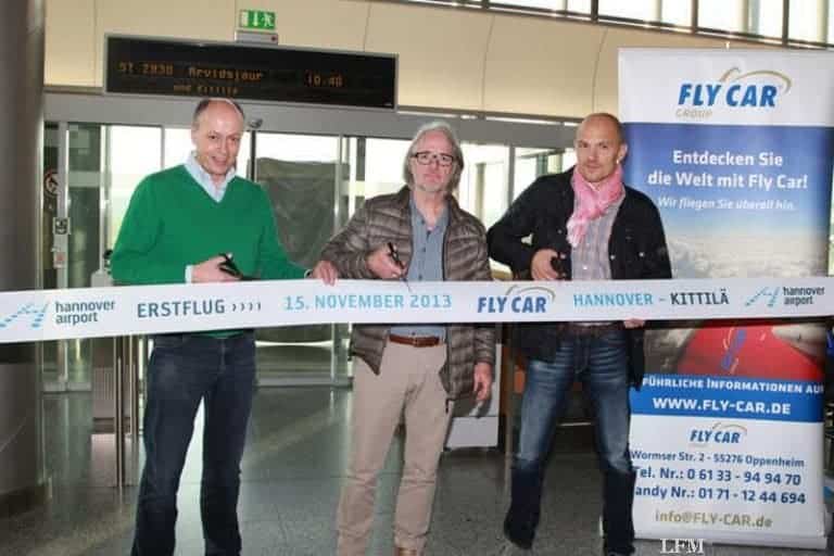 Testfahrzeuge für Finnisch Lappland fliegen direkt ab Hannover