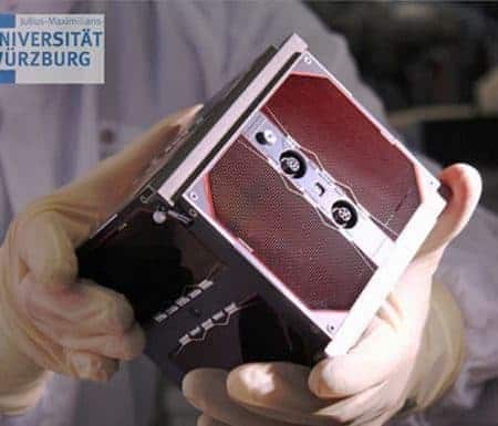 Kleinsatellit der Uni Würzburg im All angekommen
