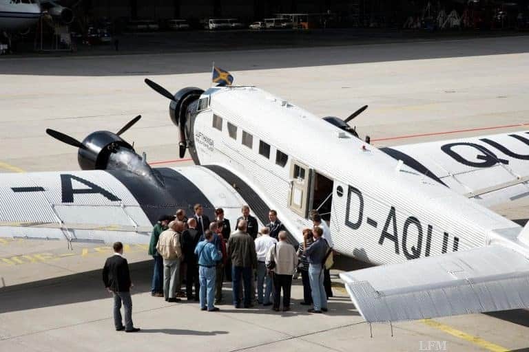 Junkers 52 mit 36 Stationen in Deutschland und Österreich 2014
