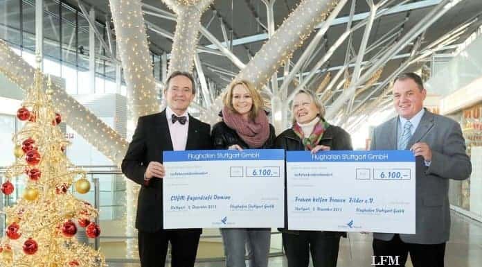 Flughafen Stuttgart spendet Auktionserlös aus Kofferversteigerung