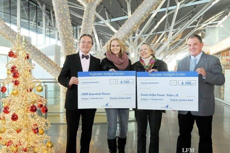Flughafen Stuttgart spendet Auktionserlös aus Kofferversteigerung