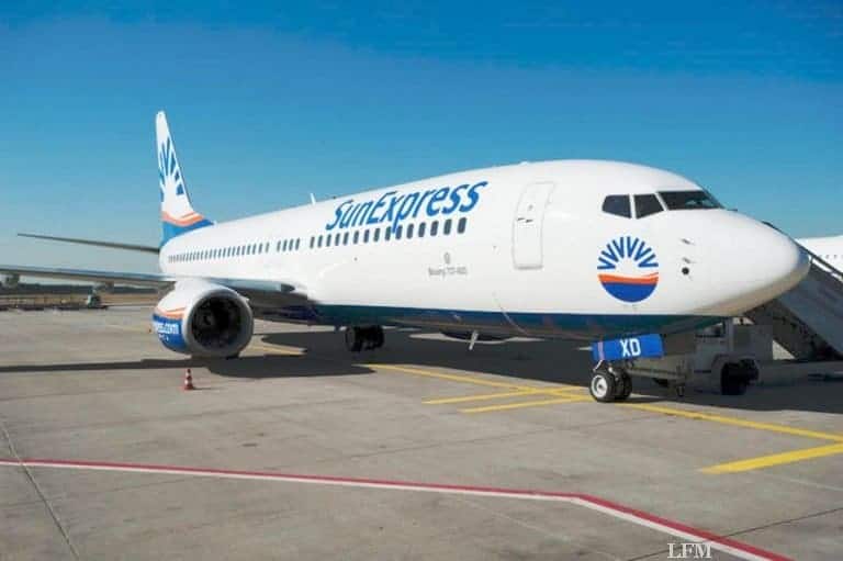 Boeing 737-800 von SunExpress: Stationierung in Hannover