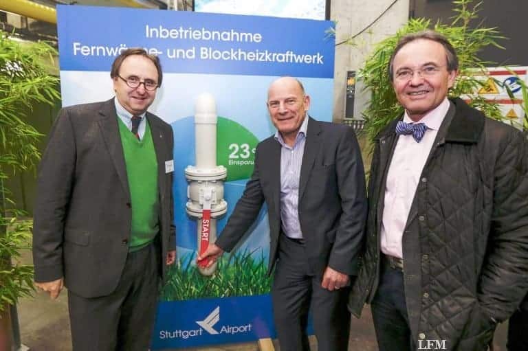Erdgas-Blockheizkraftwerk für Flughafen Stuttgart am Netz