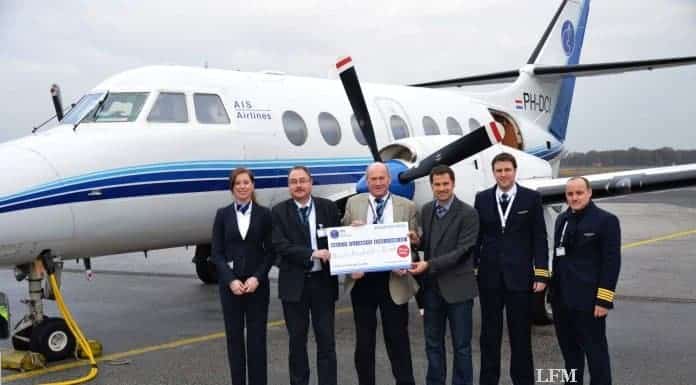 Erstflug vom FMO nach Zürich gestartet