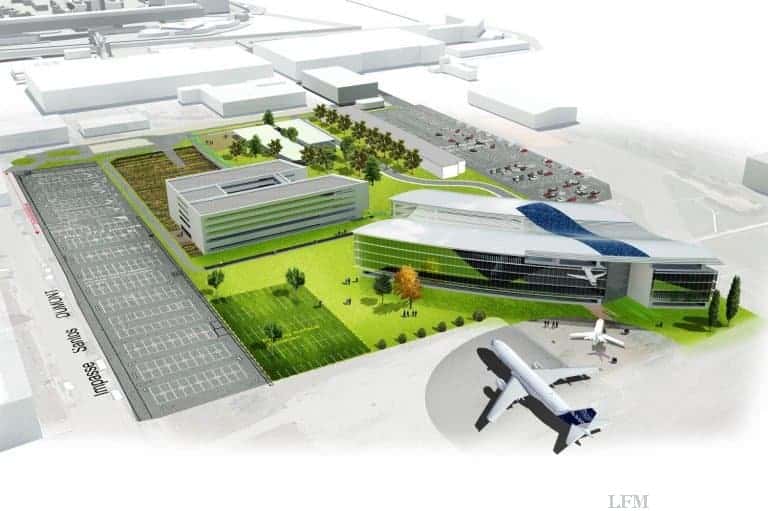 Baubeginn der neuen Airbus Group-Firmenzentrale in Toulouse