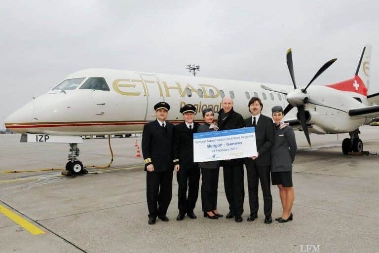 Etihad Regional verbindet Stuttgart mit Genf