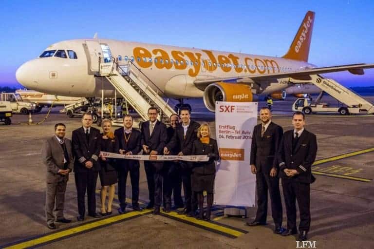 Berlin-Schönefeld erlebte easyJet-Erstflug nach Tel Aviv