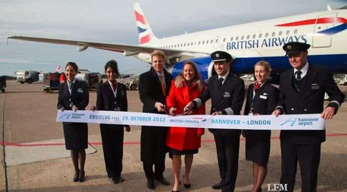 British Airways fliegt von Hannover nach London Heathrow