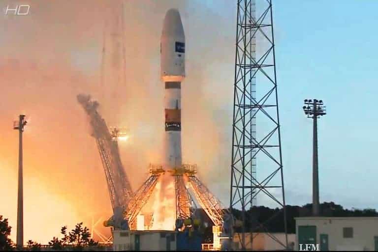 Sentinel-1A erfolgreich von Kourou aus ins All gestartet