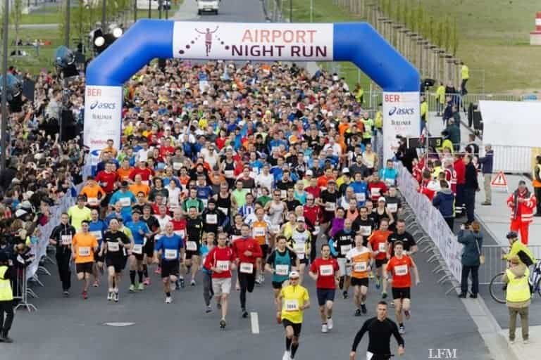 Airport Night Run am Flughafen BER: Sport auf der Startbahn