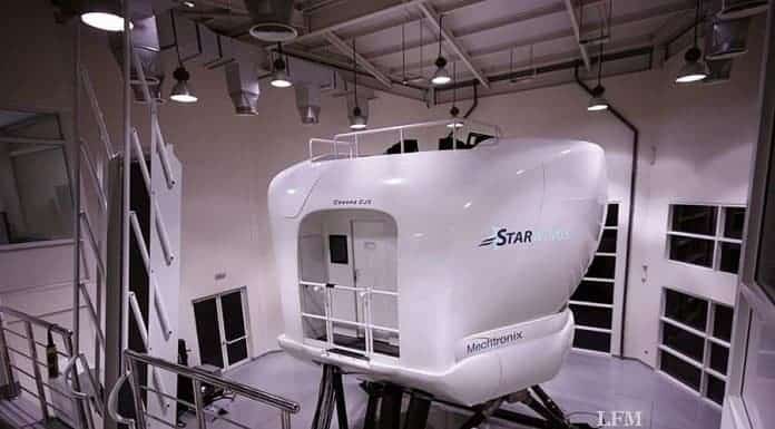 Cessna CJ3 Full-Flight-Simulator bald am Airport Düsseldorf