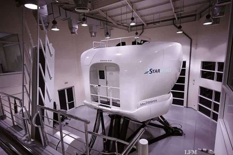 Cessna CJ3 Full-Flight-Simulator bald am Airport Düsseldorf