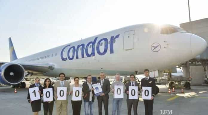 Condor feiert 1-millionsten Fluggast nach Cancun, Mexiko
