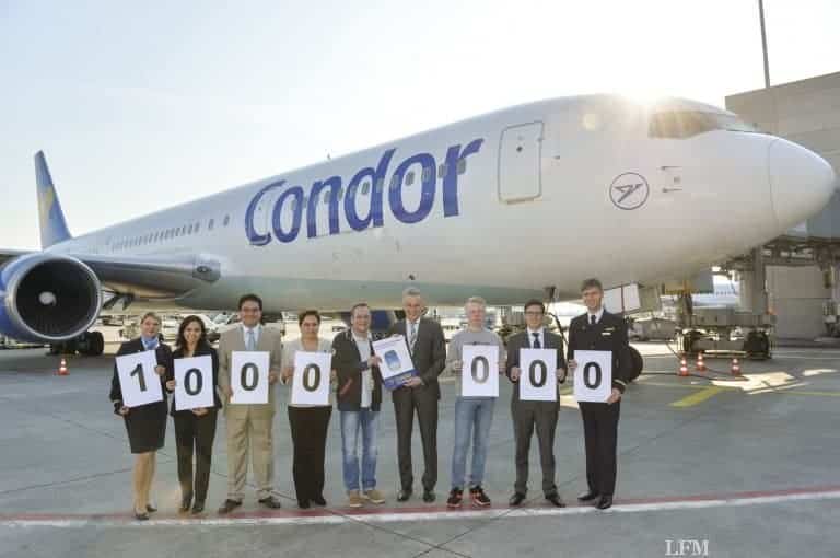 Condor feiert 1-millionsten Fluggast nach Cancun, Mexiko