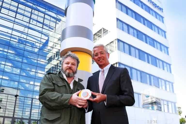 Neuer Tower an der Fraport-Unternehmenszentrale