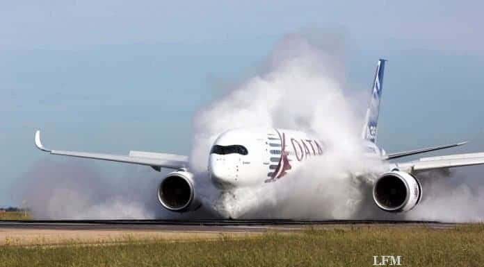 Airbus A350 besteht Wet Runway Tests