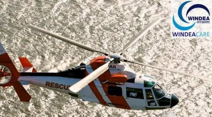 Northern HeliCopter zur medizinischen Versorgung für Windpark Amrumbank West