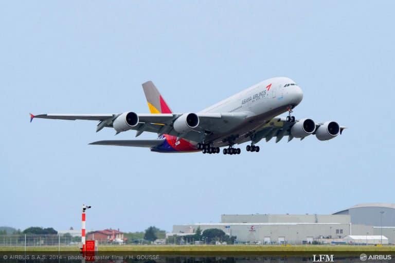Asiana Arlines bekommt ihren ersten Airbus A380