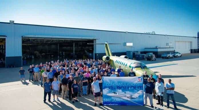 Cessna Citation CJ3+ feiert Roll-Out