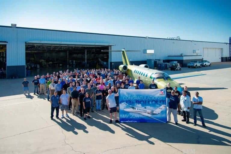 Cessna Citation CJ3+ feiert Roll-Out