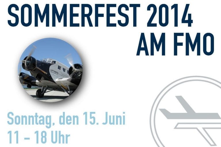 Sommerfest am FMO mit großen und kleinen Flugzeugen