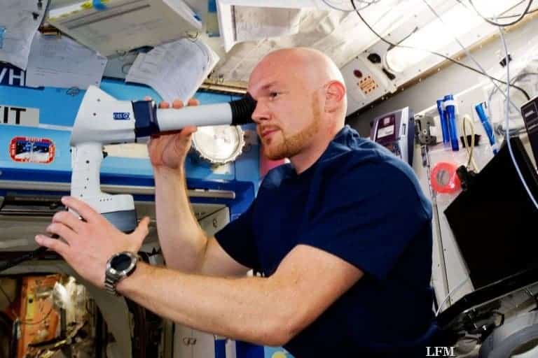 Forschungsobjekt Alexander Gerst: Mit Ultraschall ins Auge sehen