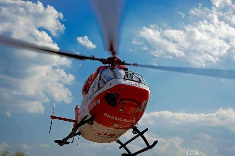 Einsatz 21.000: DRF-Hubschrauber Freiburg rettet Herzinfarkt-Patienten