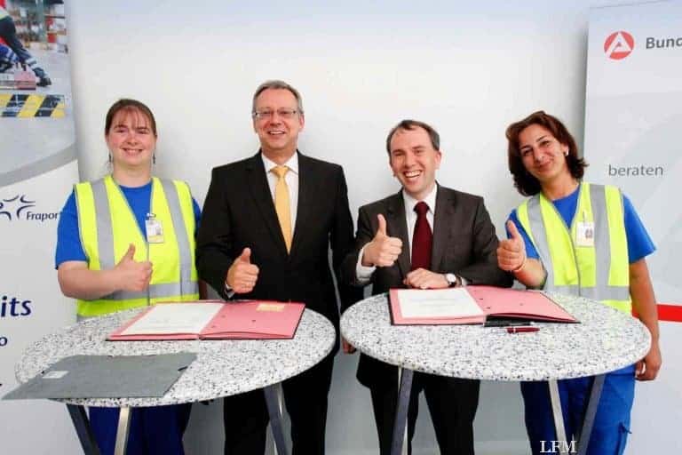 Flughafen Frankfurt und Bundesagentur für Arbeit stärken Kooperation