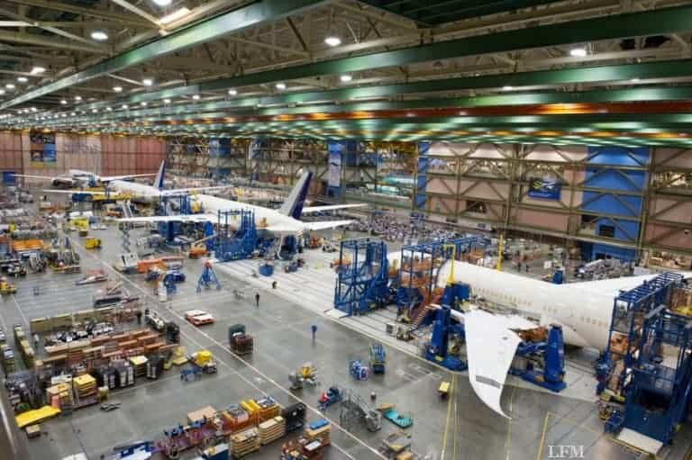 Everett: Boeing produziert nun fünf 787 Dreamliner pro Monat